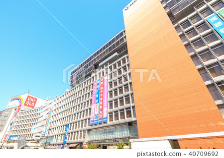 城市風景新宿西口站大樓 40709692