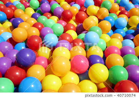 Colorful plastic balls background Colorful plastic balls background 40710074
