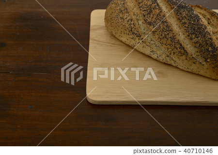 Fresh bread on wooden Fresh bread on wooden 40710146
