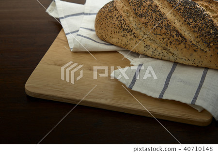 Fresh bread on wooden Fresh bread on wooden 40710148