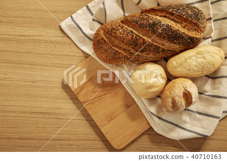 Different bread on the table Different bread on the table 40710163