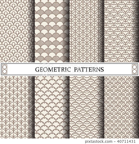 geometric curve vector pattern,pattern fills, web  40711431