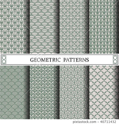 geometric curve vector pattern,pattern fills, web  40711432