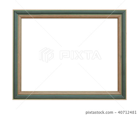 wooden frame isolated wooden frame isolated 40712481