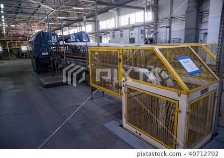 Glass bottle factory in Tyumen. Russia 40712702