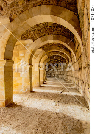 Halls of Roman theatre at Aspendos Halls of Roman theatre at Aspendos 40712883
