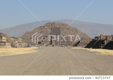 Teotihuacan's Pyramid of the Moon World Heritage Site Mexico 40713747
