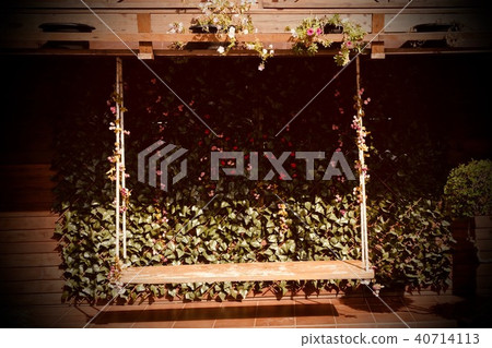 Swing in the garden. 40714113