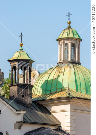 Dome of the Catholic Church close-up against Dome of the Catholic Church close-up against 40715226