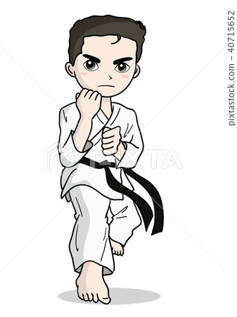 Karate Boys Pose C 40715652