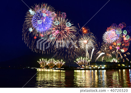 Sabae Bay Summer Night Large Fireworks Festival in Kagoshima City 40720320
