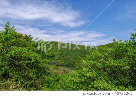 Sanbezan，從Fuetsushi（Moon no Uchi Pond）觀看2018年5月 40721265