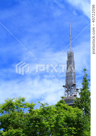 Nagoya city fresh green and TV tower Nagoya city fresh green and TV tower 40722096
