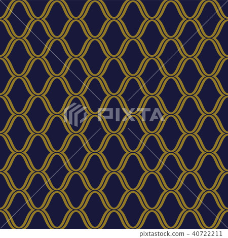 Antique gold retro pattern seamless background 40722211