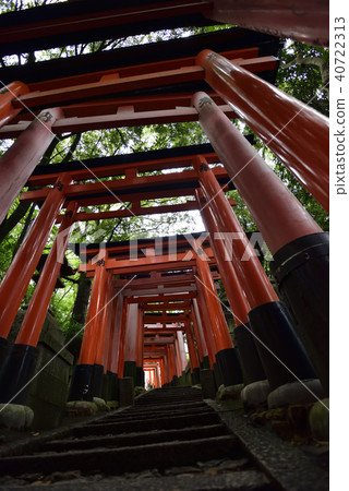 伏見Inari Taisha Inarizan Torii集團 40722313