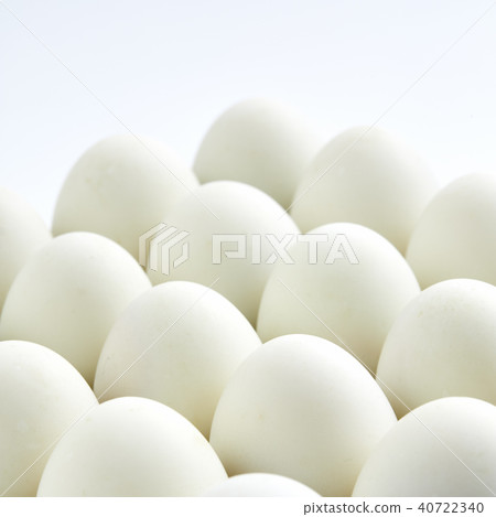 white eggs on a white background 40722340