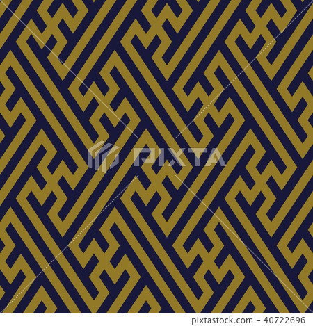 Antique gold retro pattern seamless background Antique gold retro pattern seamless background 40722696