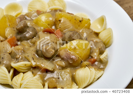 cold pasta salad mushroom soup, potato bacon cold pasta salad mushroom soup, potato bacon 40723408