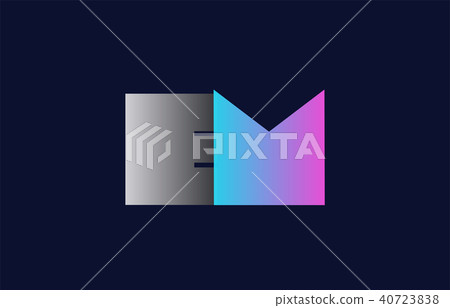 initial alphabet letter logo company icon design - Stock Illustration ...