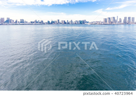 Tokyo seaside district city scenery 3 Tokyo seaside district city scenery 3 40723964