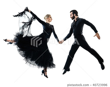man woman couple ballroom tango salsa dancer dancing silhouette man woman couple ballroom tango salsa dancer dancing silhouette 40723996