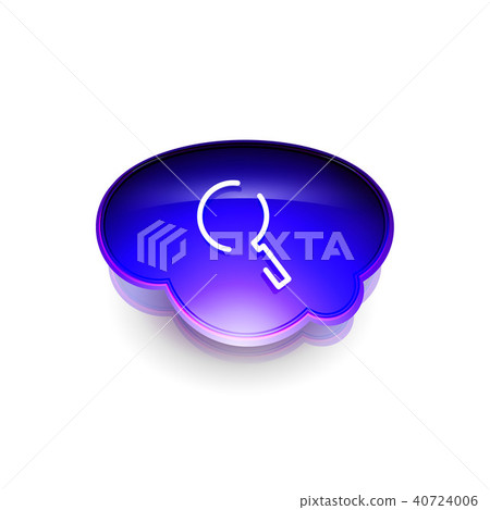 Search magnifyier web button, magnify icon. Modern magnifying glass sign, web site design or mobile Search magnifyier web button, magnify icon. Modern magnifying glass sign, web site design or mobile 40724006