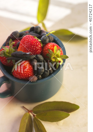 spring strawberry and honeysuckle spring strawberry and honeysuckle 40724217