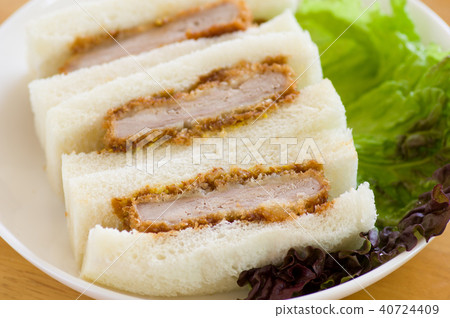 日本炸肉排三明治 40724409