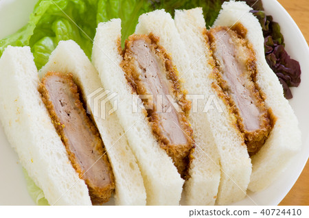 Japanese cutlet sandwich 40724410