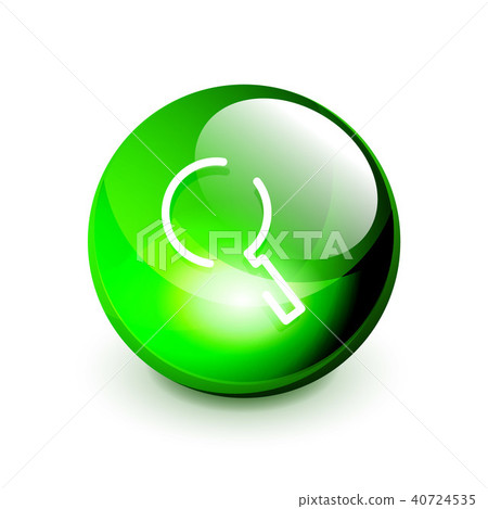 Search magnifyier web button, magnify icon. Modern magnifying glass sign, web site design or mobile Search magnifyier web button, magnify icon. Modern magnifying glass sign, web site design or mobile 40724535