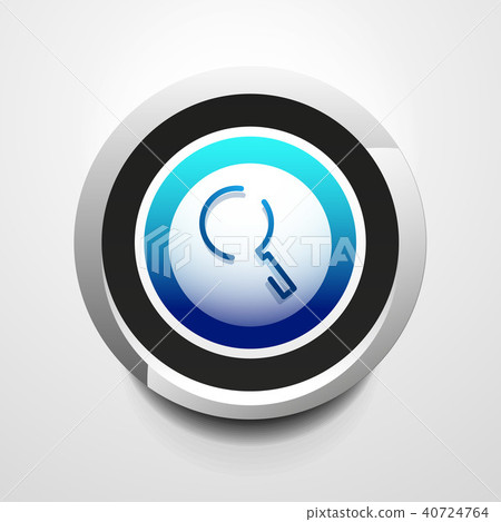 Search magnifyier web button, magnify icon. Modern magnifying glass sign, web site design or mobile Search magnifyier web button, magnify icon. Modern magnifying glass sign, web site design or mobile 40724764