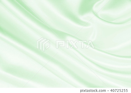 Smooth elegant green silk or satin luxury cloth  40725255