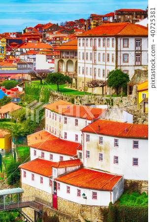 Porto, Portugal old town aerial view Porto, Portugal old town aerial view 40725381