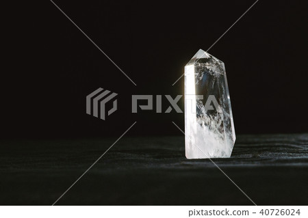 Crystal stone macro mineral surface Crystal stone macro mineral surface 40726024