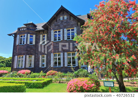 新鮮的綠色老Furukawa庭院Yokan 40726532