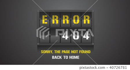404 error page vector illustration, banner 404 error page vector illustration, banner 40726781