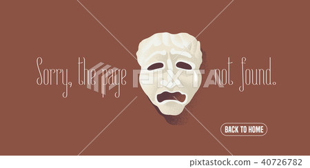 404 error page vector illustration, banner 40726782