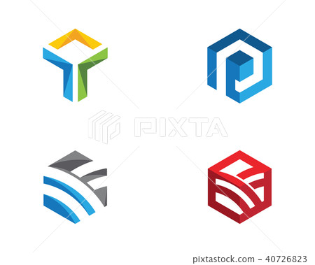 Hexagon Logo illustration Icon - Stock Illustration [40726823] - PIXTA