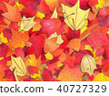 Carpet of fallen leaves 40727329