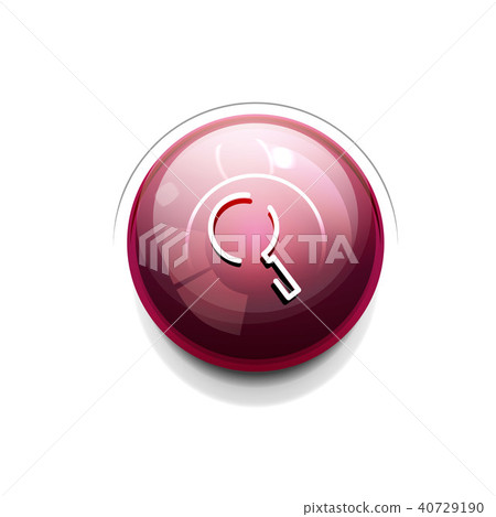 Search magnifyier web button, magnify icon. Modern magnifying glass sign, web site design or mobile Search magnifyier web button, magnify icon. Modern magnifying glass sign, web site design or mobile 40729190