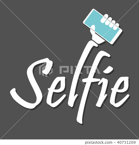 Taking Selfie Photo on Smart Phone concept Taking Selfie Photo on Smart Phone concept 40731209