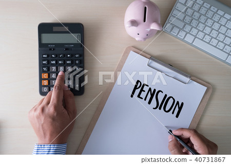 Positive  pension Happiness Retirement financia 40731867