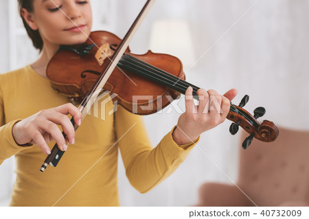 Tender girl learning new composition Tender girl learning new composition 40732009