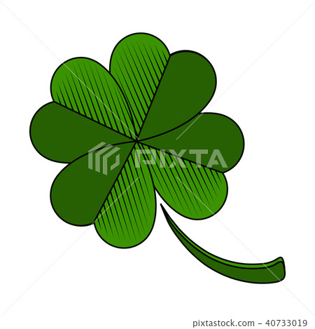 Four leaf clover icon 40733019