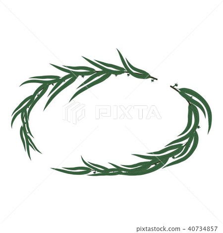 Award wreath icon, isometric style 40734857