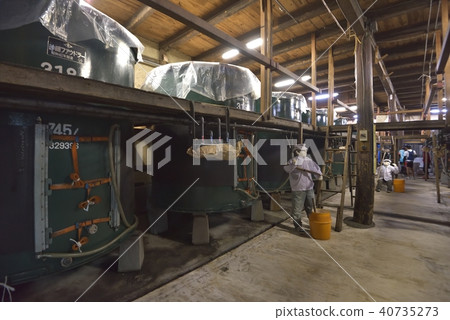 Indoor landscape of long-established brewery 40735273