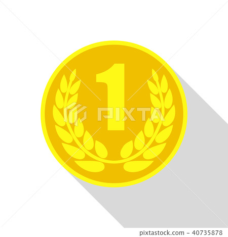 Best medal icon, flat style Best medal icon, flat style 40735878