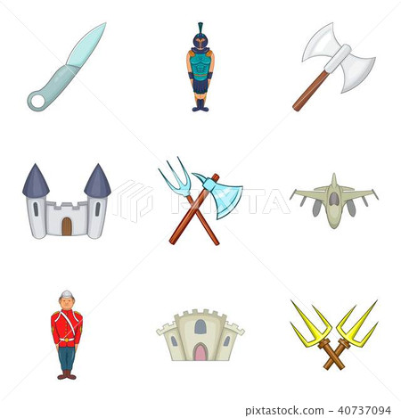 People in uniform icons set, cartoon style People in uniform icons set, cartoon style 40737094