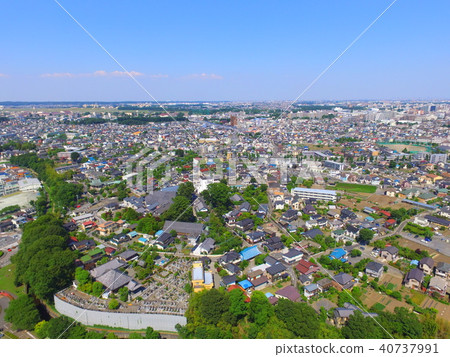 City of Fussa city, Akishima city-aerial view with drone (Fushio city south rural area in Tokyo) City of Fussa city, Akishima city-aerial view with drone (Fushio city south rural area in Tokyo) 40737991