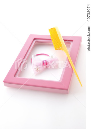 Hair rubber and comb 40738074